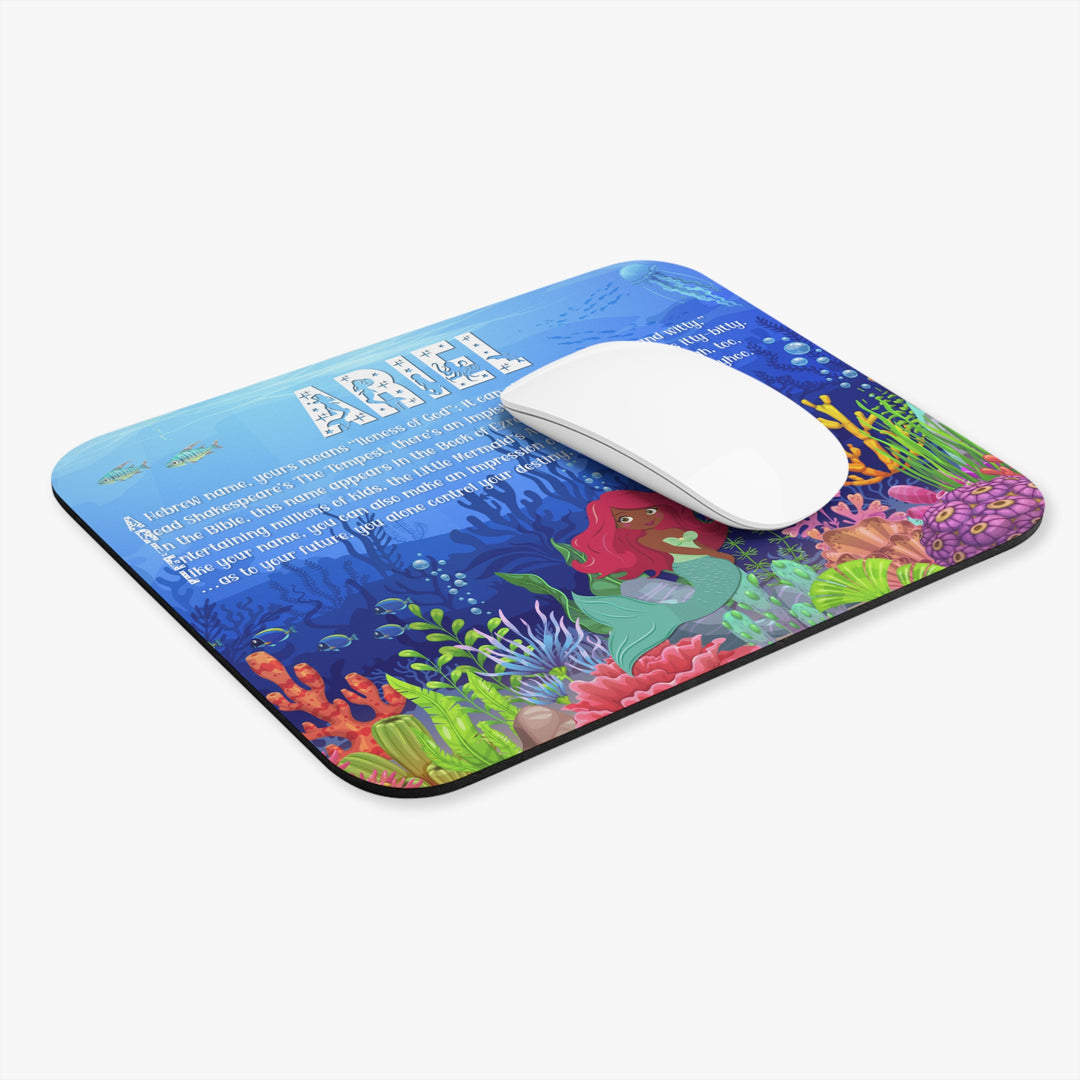 Namesakes Acrostic Poem Mouse Pad - Mermaid