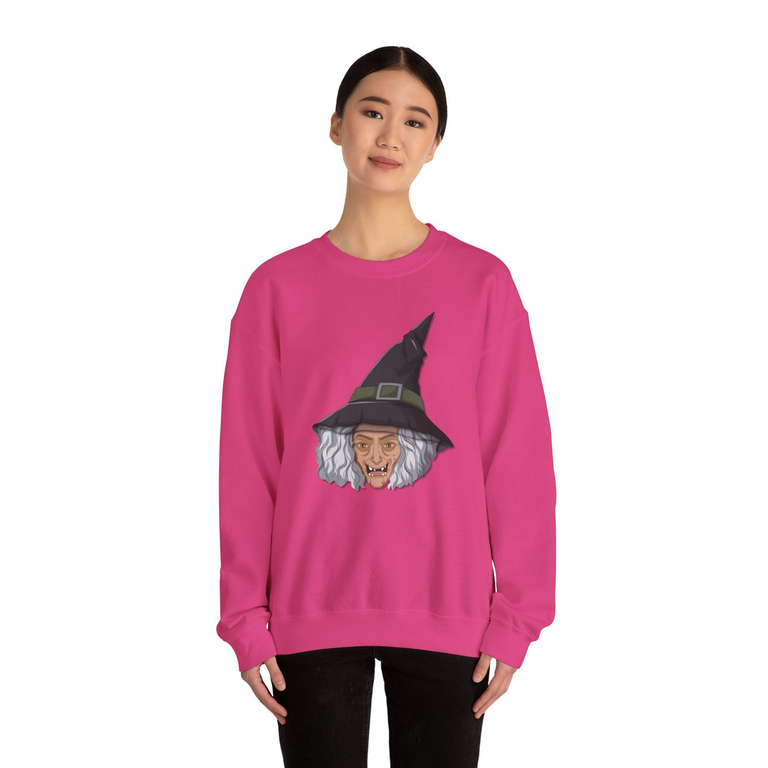 Happy Halloween Acrostic Poem Sweatshirt -  Old Witch