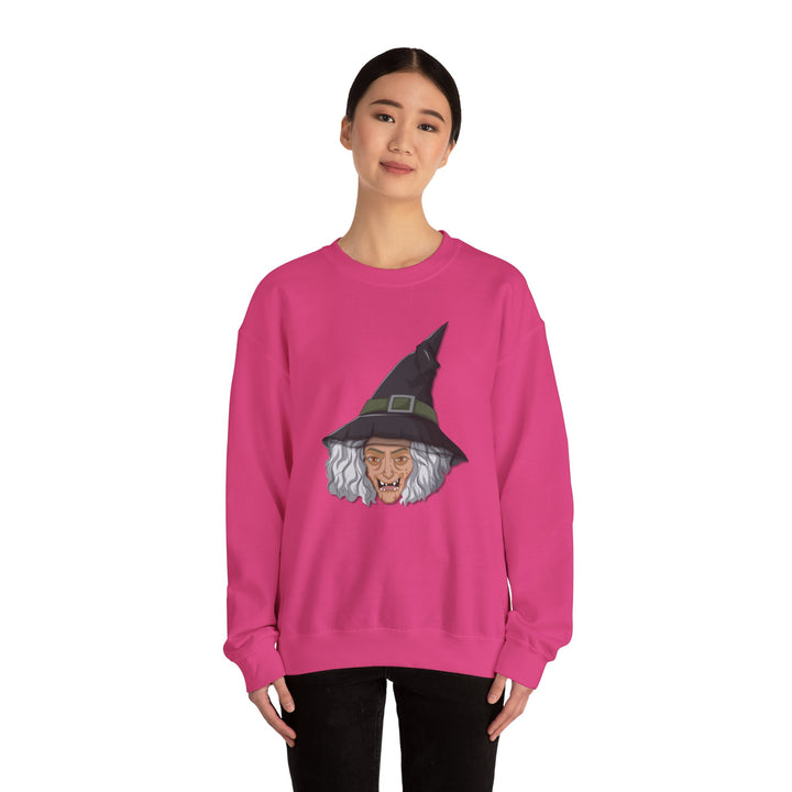 Happy Halloween Acrostic Poem Sweatshirt -  Old Witch