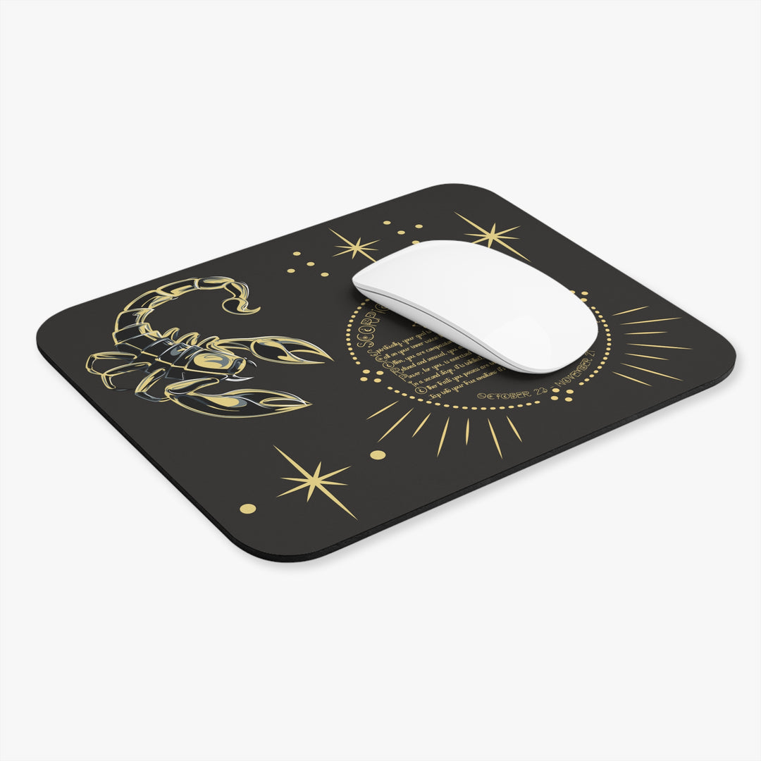Written in the Stars Acrostic Poem Mouse Pad - "Scorpio"