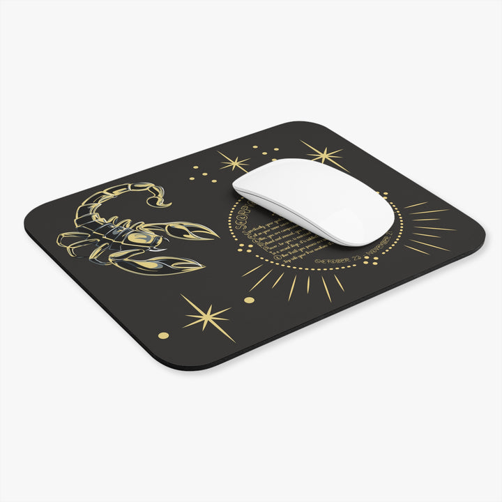 Written in the Stars Acrostic Poem Mouse Pad - "Scorpio"