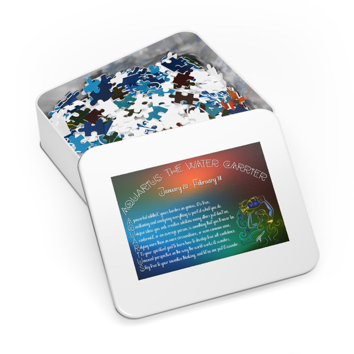 "Aquarius" Acrostic Poem Jigsaw Puzzle