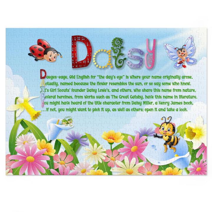 Namesakes Acrostic Poem Jigsaw Puzzle - Flowers