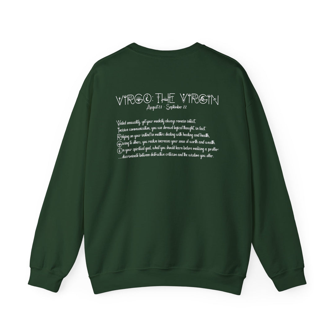 Virgo Acrostic Poem Astrology Sweatshirt - Unisex