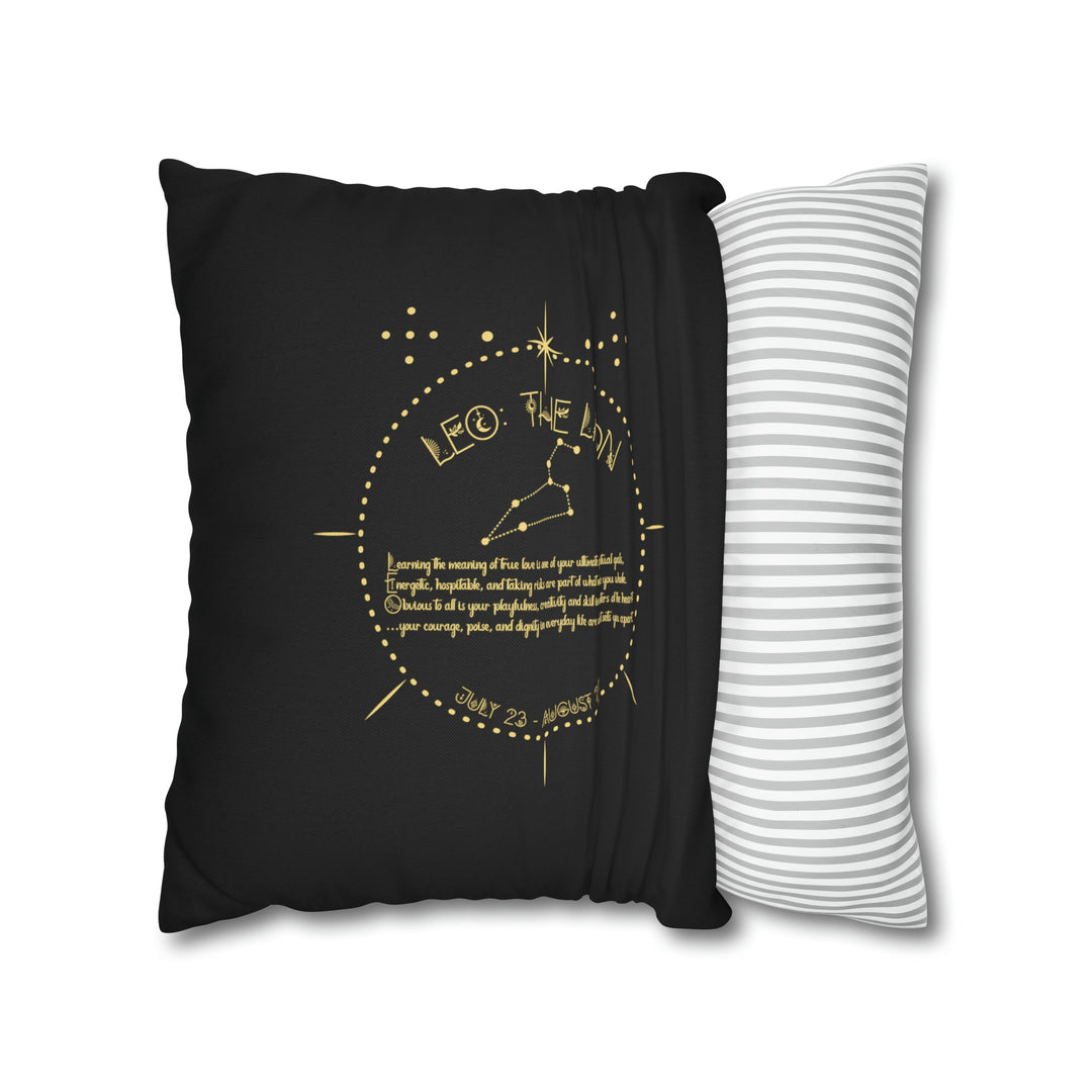 Written in the Stars Pillowcase/Cover Spelling Out "Leo"