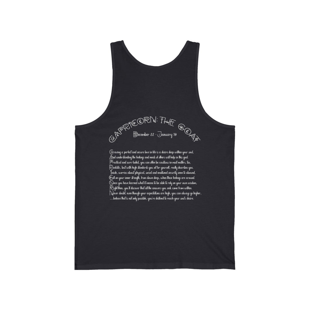 “Scorpio” Unisex Acrostic Poem Jersey Tank