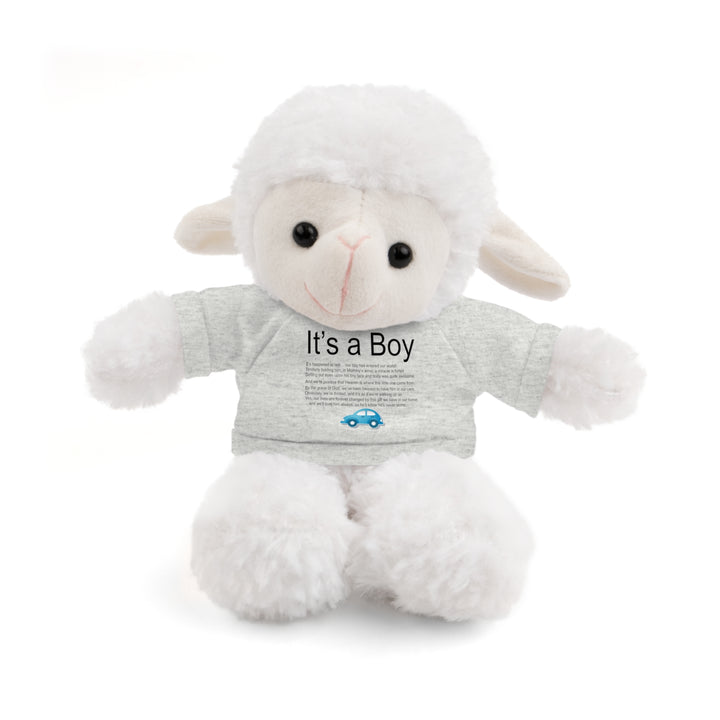It's a Boy Acrostic Poem Stuffed Animal Collection with T-Shirt - Car
