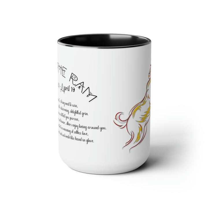 Written in the Stars Two-Tone Coffee Mugs - 15oz - Aries