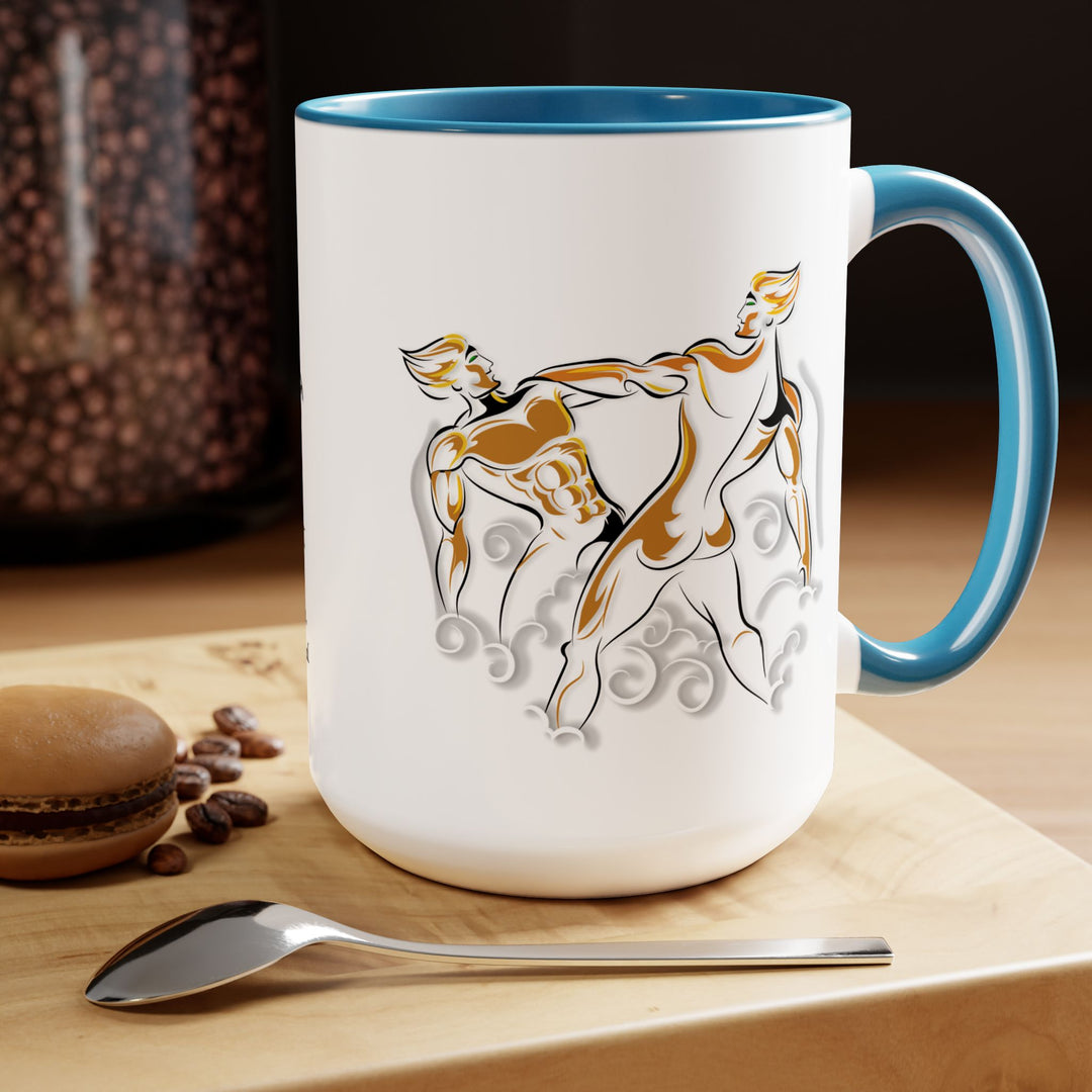 Gemini Two-Tone Coffee Mugs - 15oz