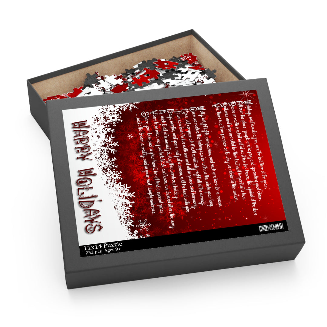 It's Just a Phrase "Happy Holidays" Acrostic Puzzle