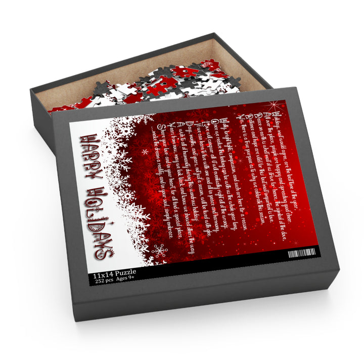 It's Just a Phrase "Happy Holidays" Acrostic Puzzle