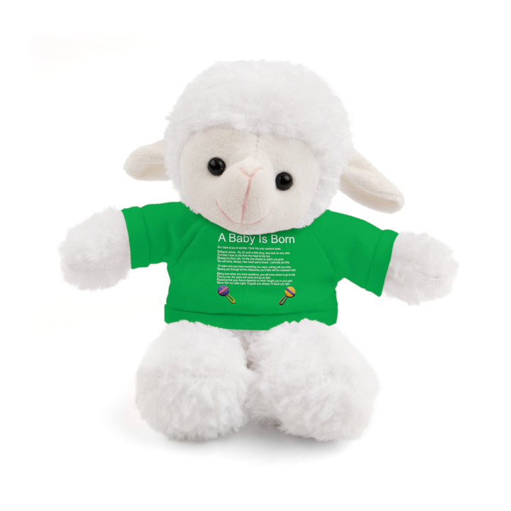 A Baby is Born Acrostic Poem Stuffed Animal Collection with T-Shirt - Fun Font-Toys