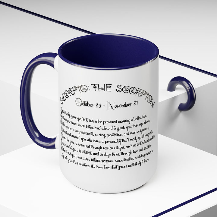 Scorpio Two-Tone Coffee Mugs - 15oz