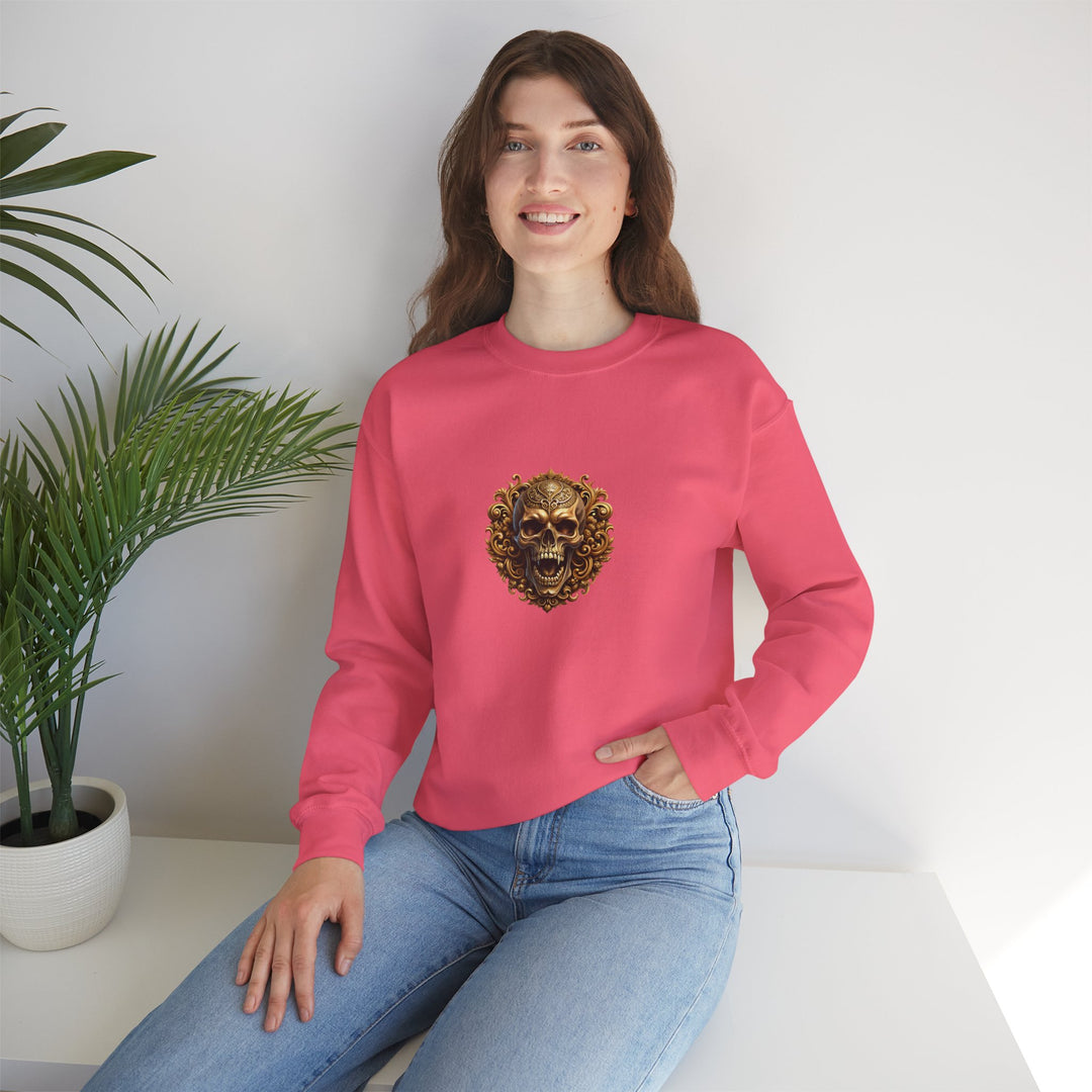 Happy Halloween Acrostic Poem Sweatshirt - Skull