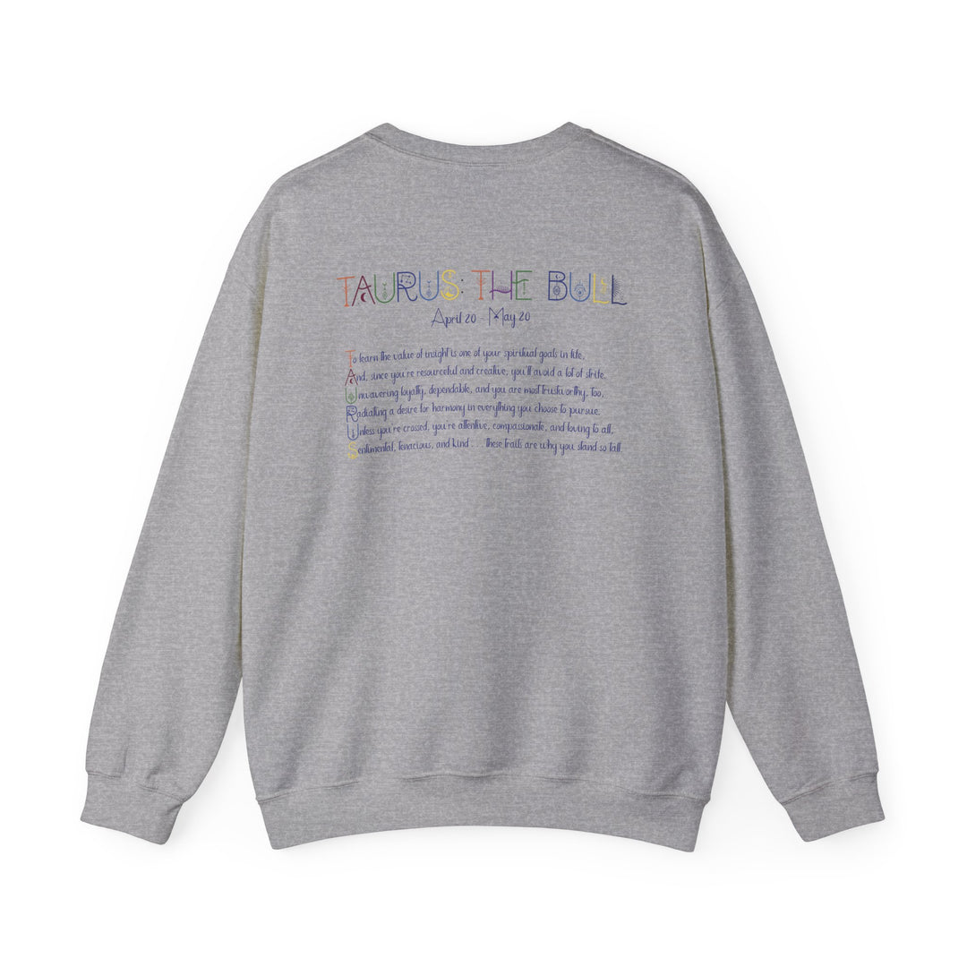 Taurus Acrostic Poem Astrology Sweatshirt - Unisex