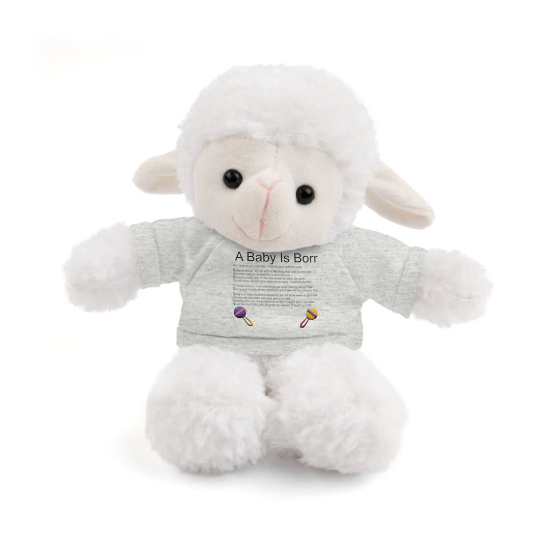 A Baby is Born Acrostic Poem Stuffed Animal Collection with T-Shirt - Wings