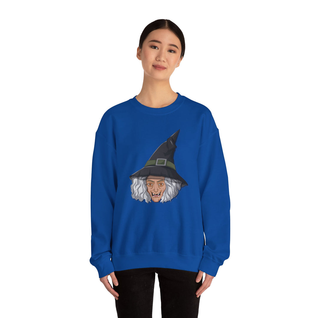 Happy Halloween Acrostic Poem Sweatshirt -  Old Witch