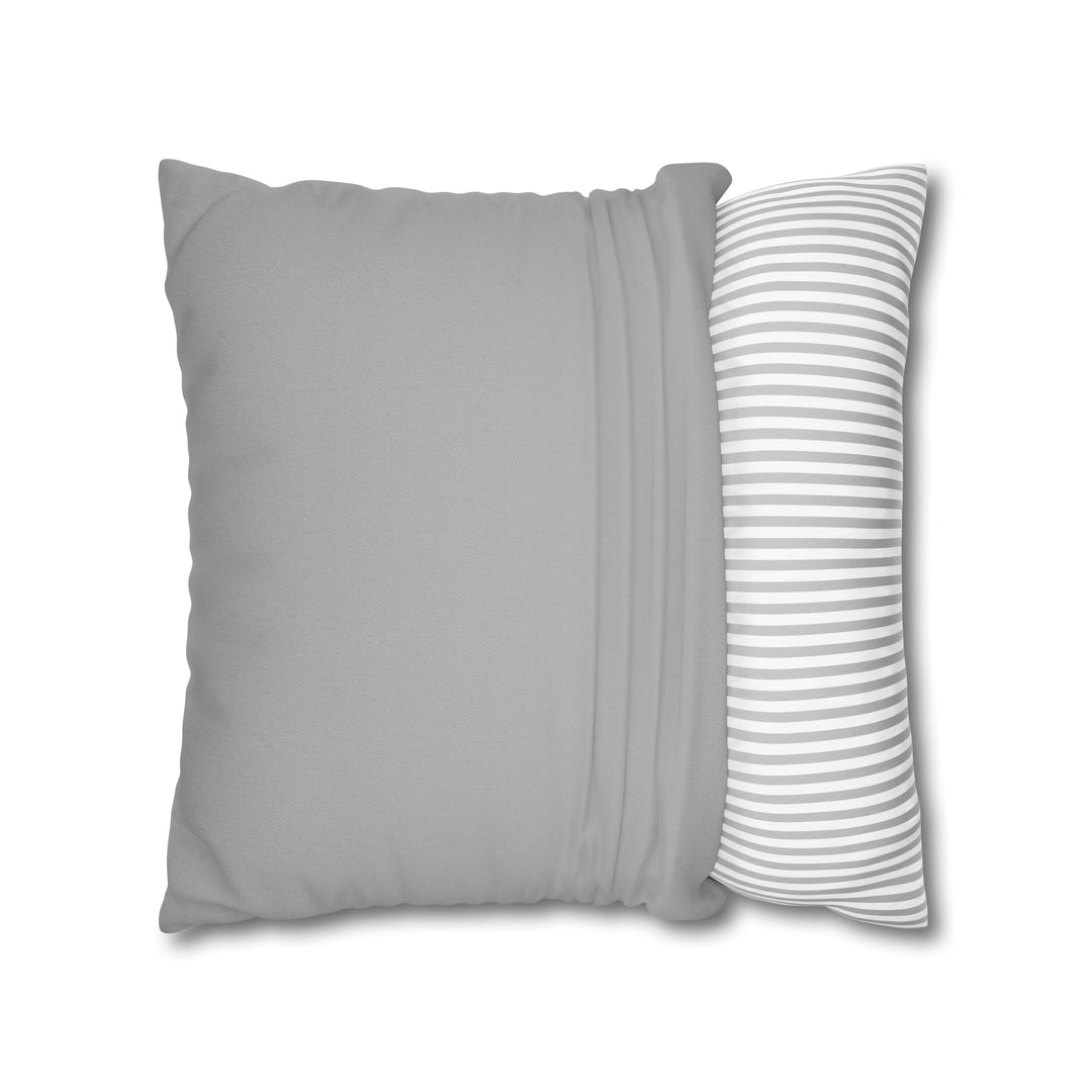 It's Just a Phrase "Mom and Dad" Acrostic Poem Grey Pillow Case/Cover