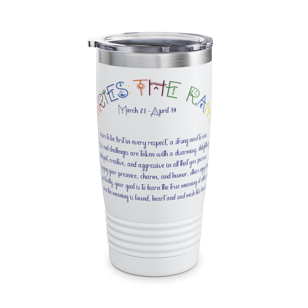 Aries Acrostic Poem Ringneck Tumbler - 20oz