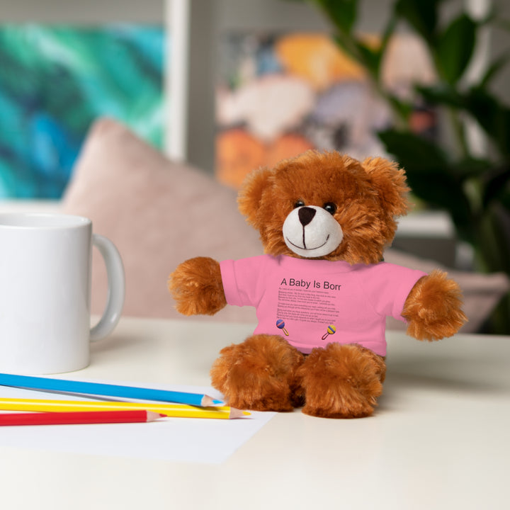 A Baby is Born Acrostic Poem Stuffed Animal Collection with T-Shirt - Wings