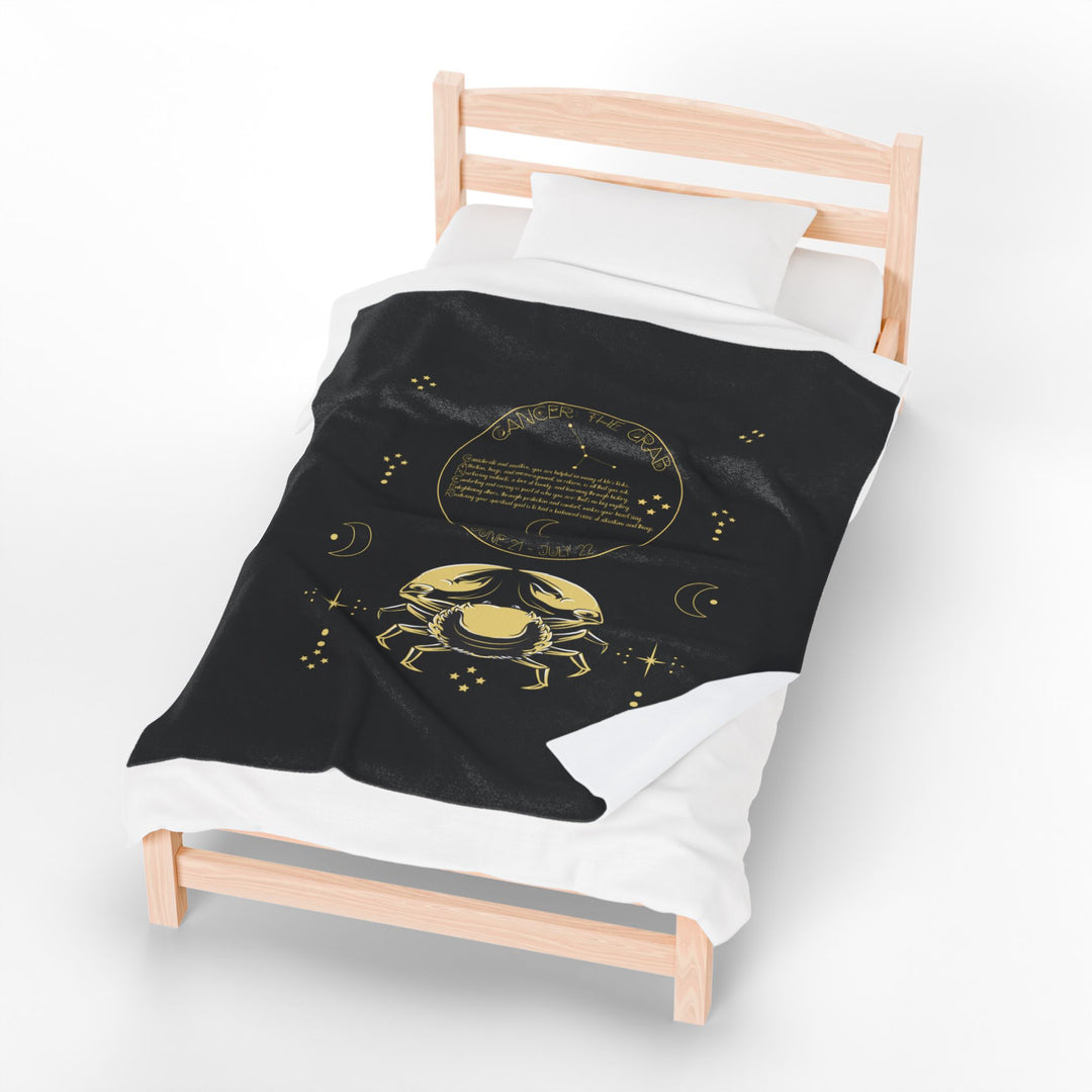 Cancer Acrostic Poem Velveteen Blanket