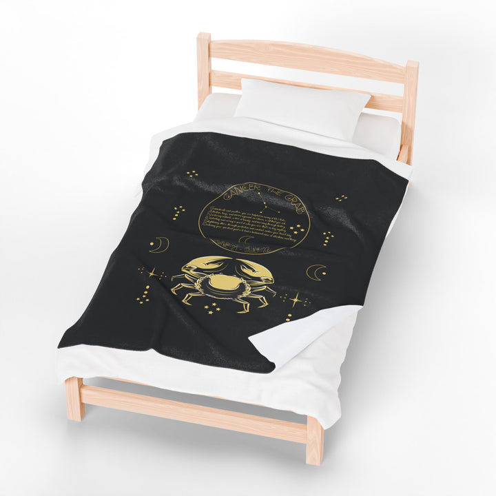 Cancer Acrostic Poem Velveteen Blanket