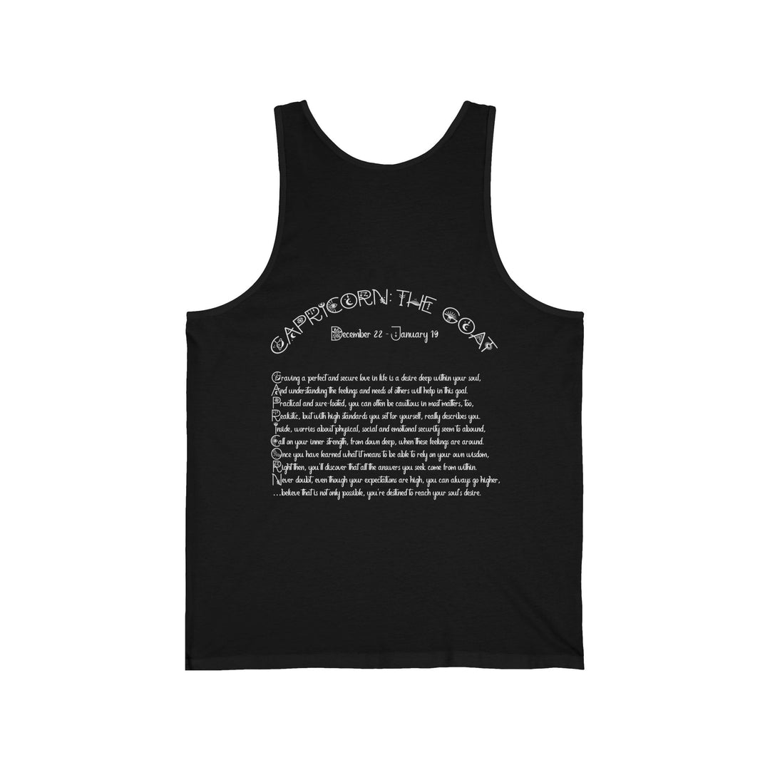 “Scorpio” Unisex Acrostic Poem Jersey Tank