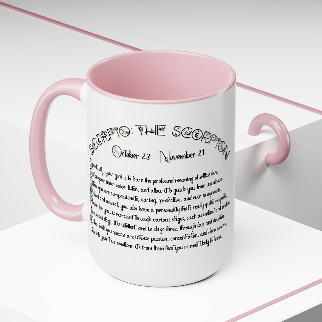 Scorpio Two-Tone Coffee Mugs - 15oz