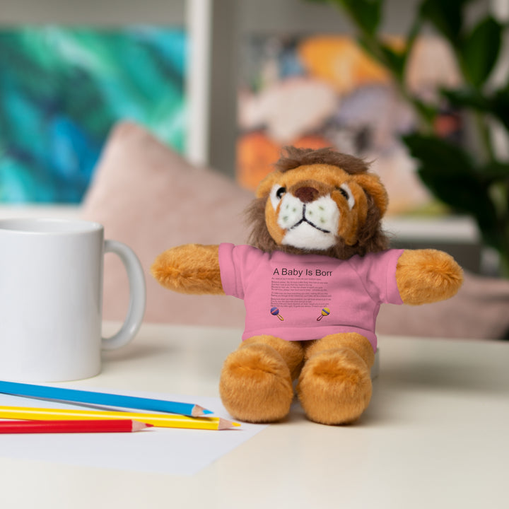 A Baby is Born Acrostic Poem Stuffed Animal Collection with T-Shirt - Wings
