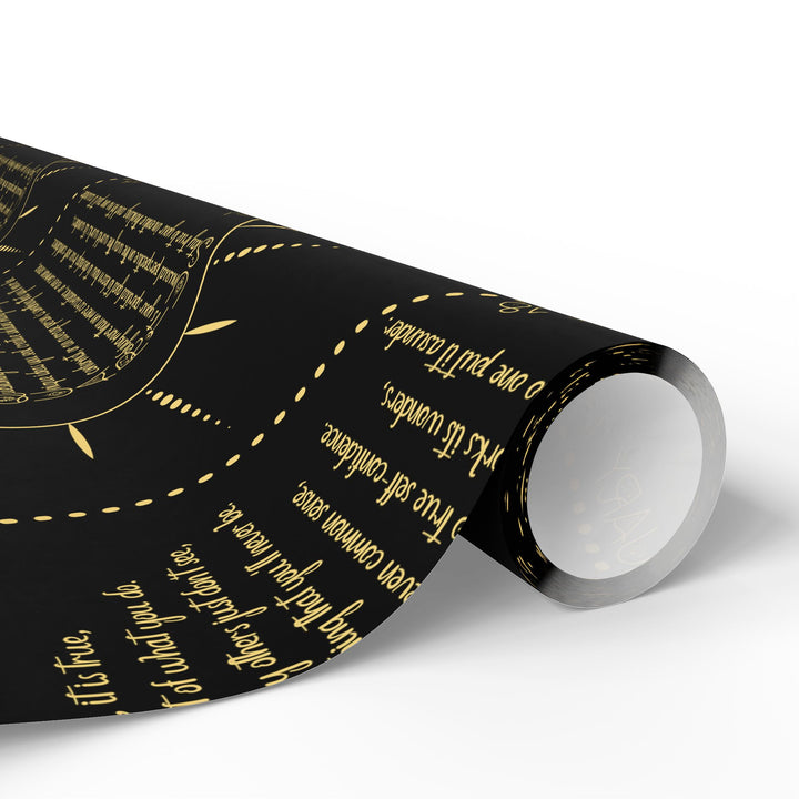 Aquarius Acrostic Poem Chic Gift Wrapping Paper