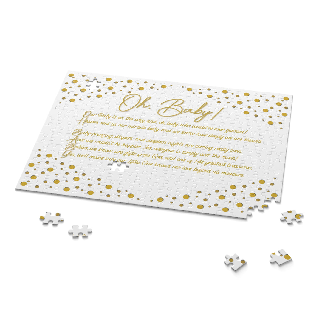 "Oh, Baby!" Acrostic Poem Puzzle - No Personalization