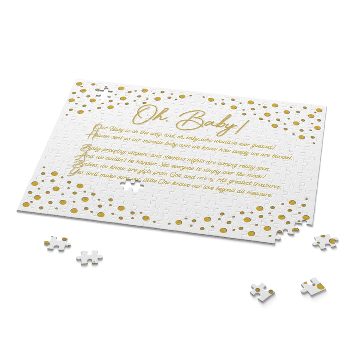 "Oh, Baby!" Acrostic Poem Puzzle - No Personalization