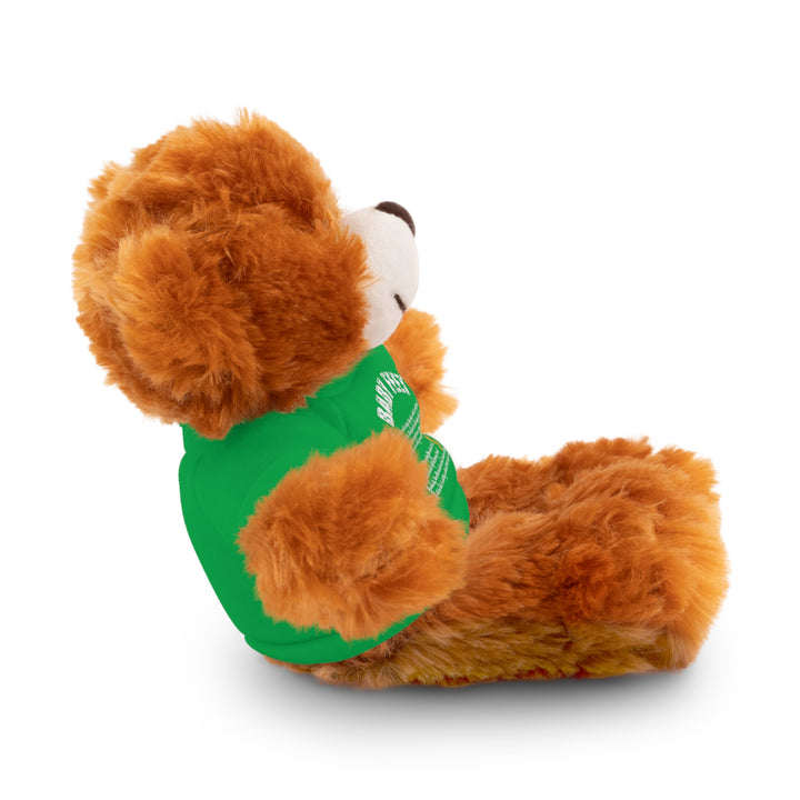 Baby Feet Acrostic Poem Stuffed Animals with Tee - Baby Feet - Gold Footprints