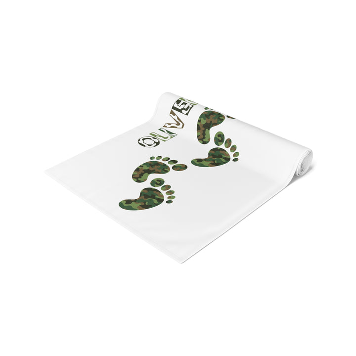 “Baby Feet” Table Runner - Camo - Personalized
