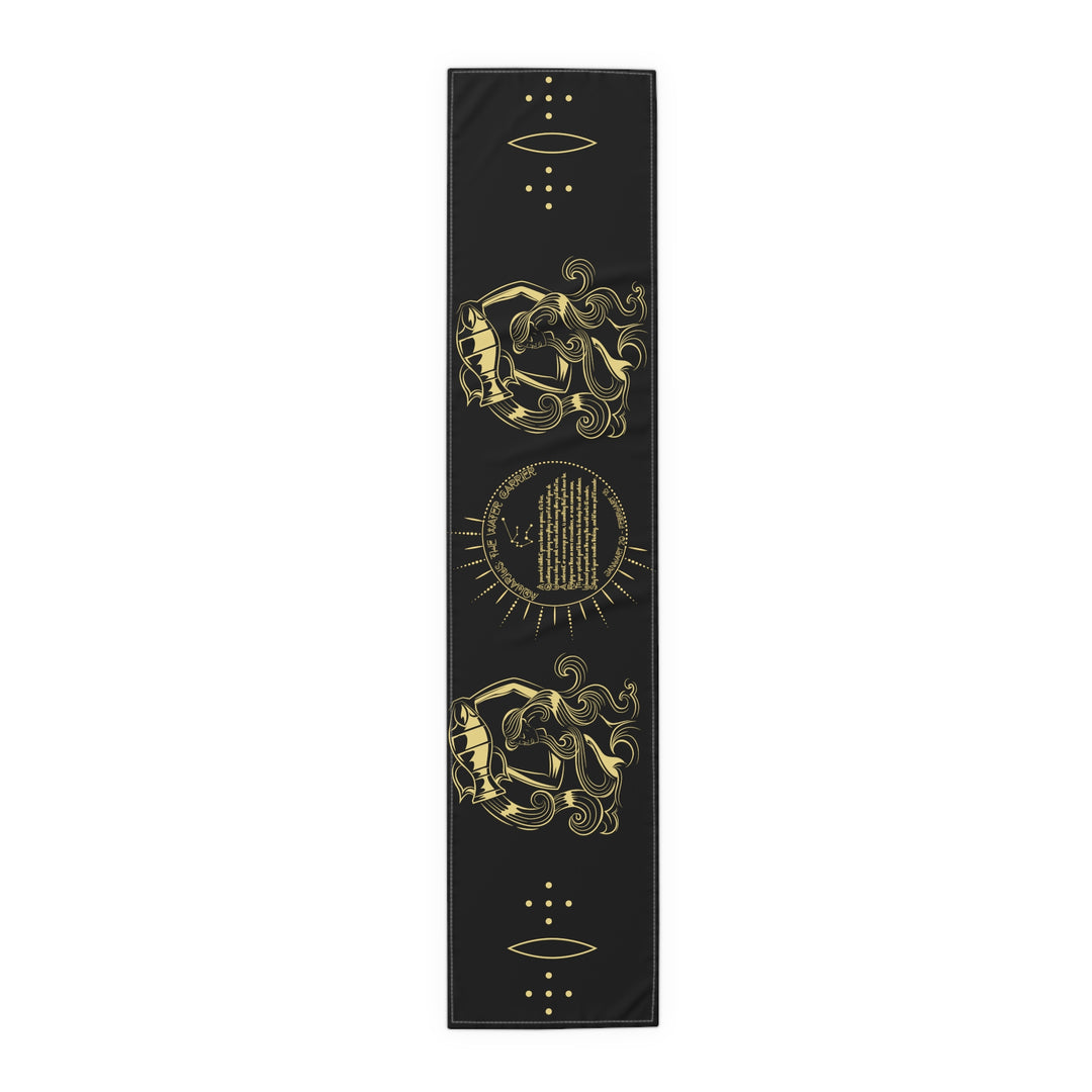 Written in the Stars Table Runner - Aquarius