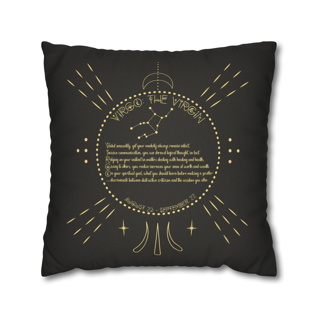 Written in the Stars Pillowcase/Cover Spelling Out "Virgo"