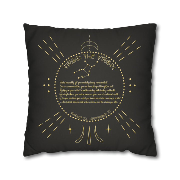Written in the Stars Pillowcase/Cover Spelling Out "Virgo"