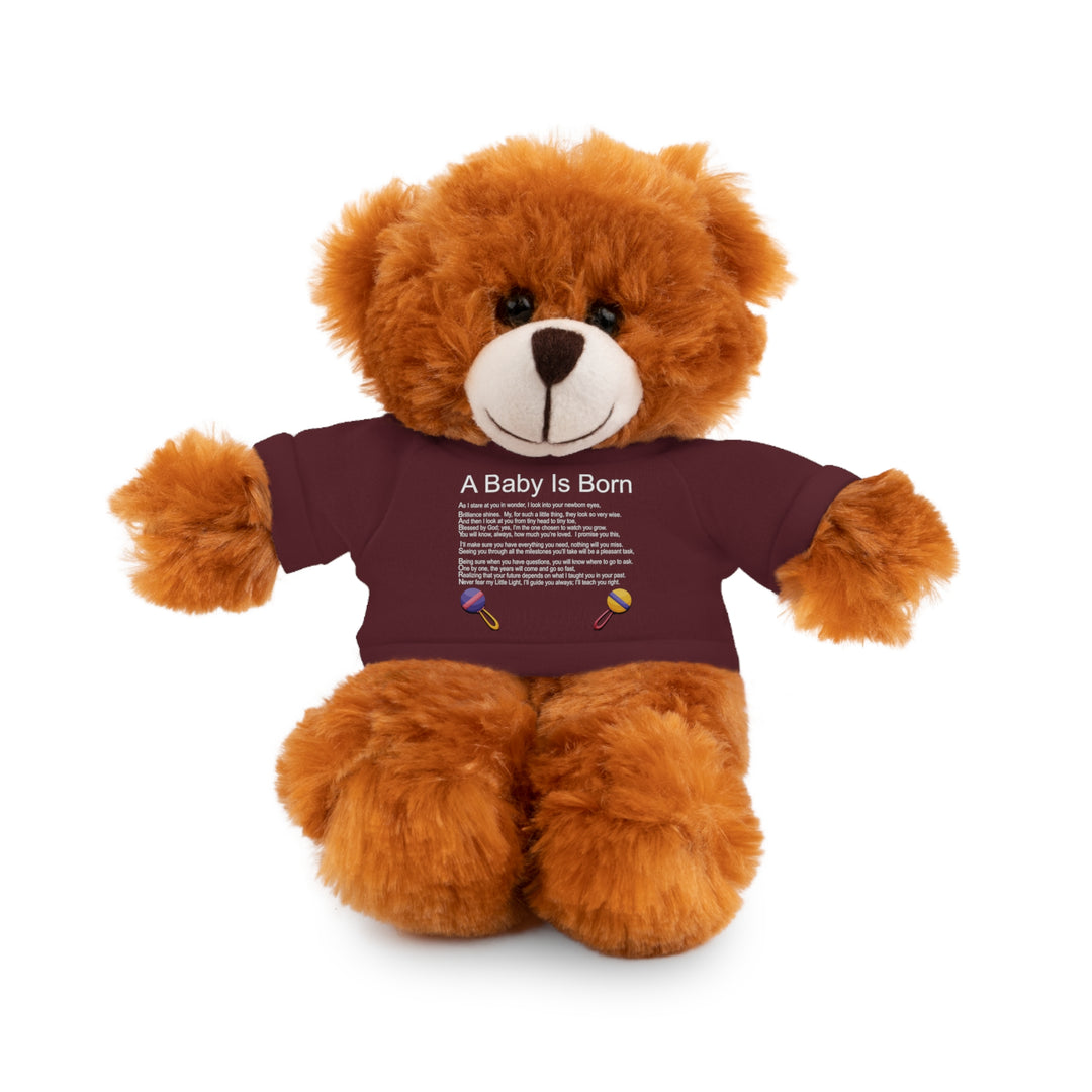 A Baby is Born Acrostic Poem Stuffed Animal Collection with T-Shirt - Wings