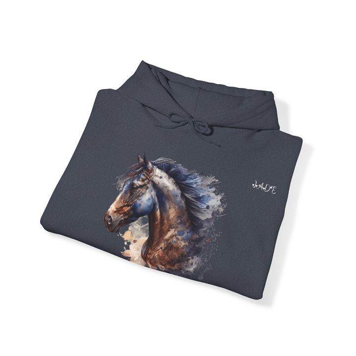 Namesakes, Personalized Acrostic Name Hoodie with Horse Graphic