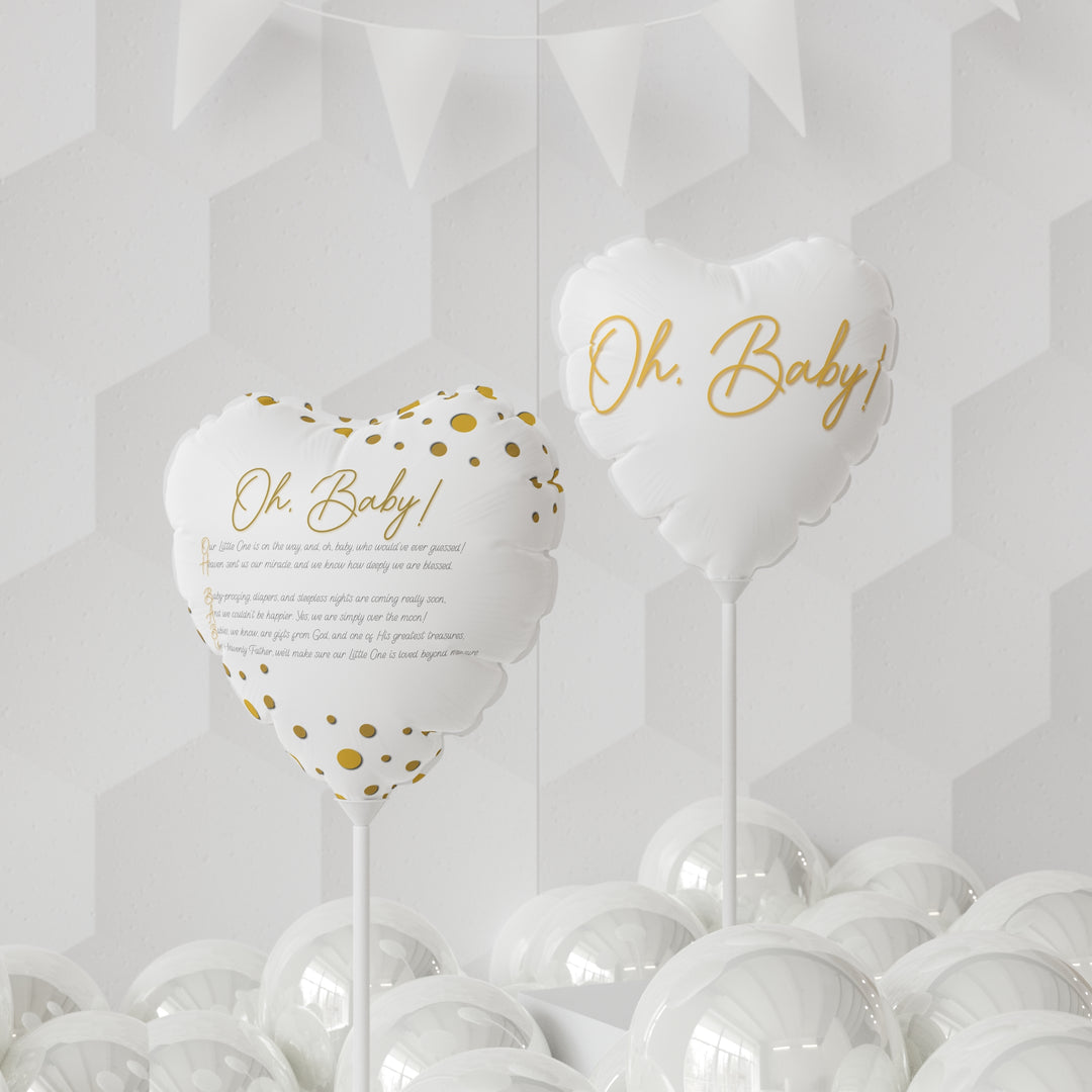 Oh, Baby! 11" Acrostic Poem Balloon -  No Personalization