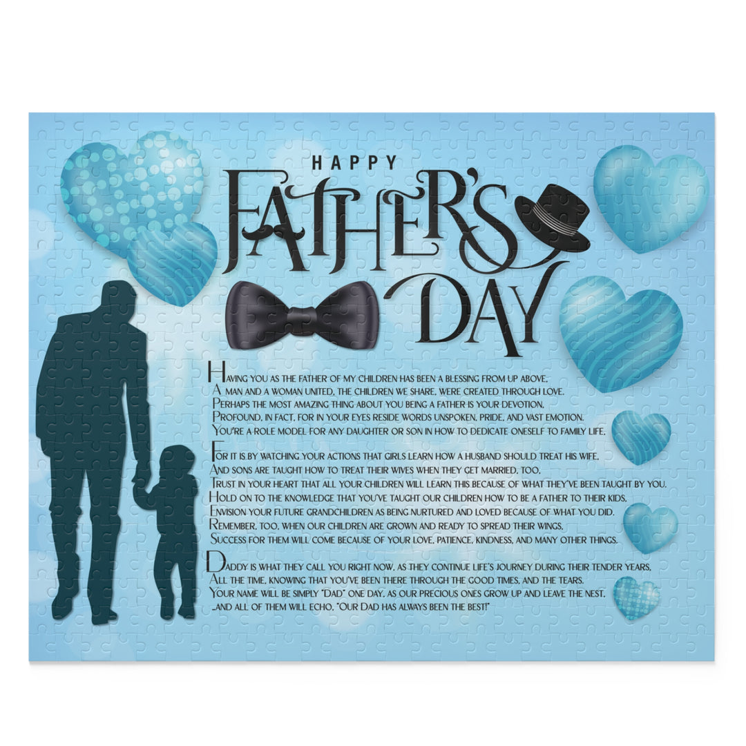 It's Just a Phrase "Happy Father's Day" Acrostic Puzzle for Husband