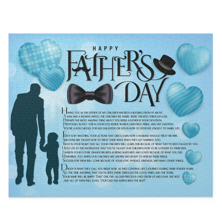 It's Just a Phrase "Happy Father's Day" Acrostic Puzzle for Husband