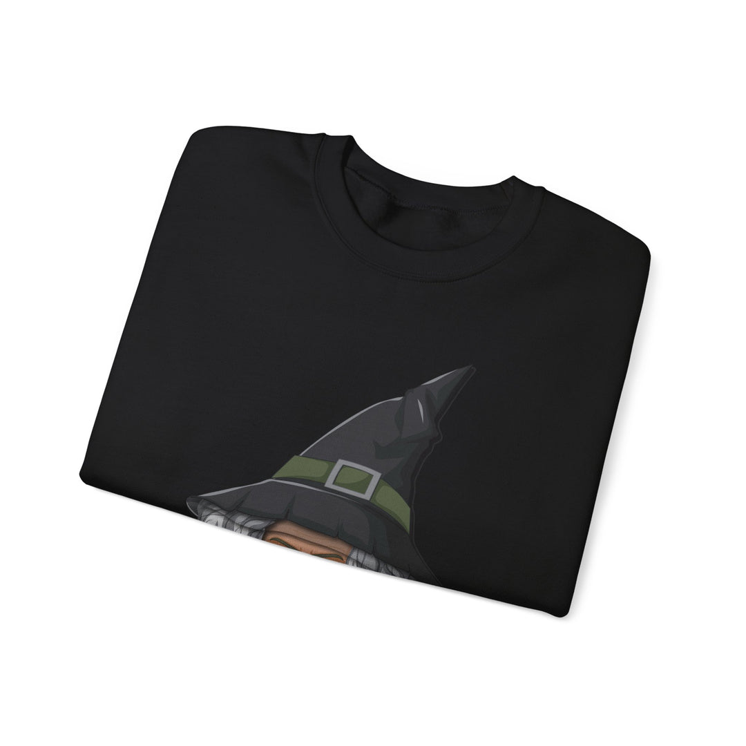 Happy Halloween Acrostic Poem Sweatshirt -  Old Witch
