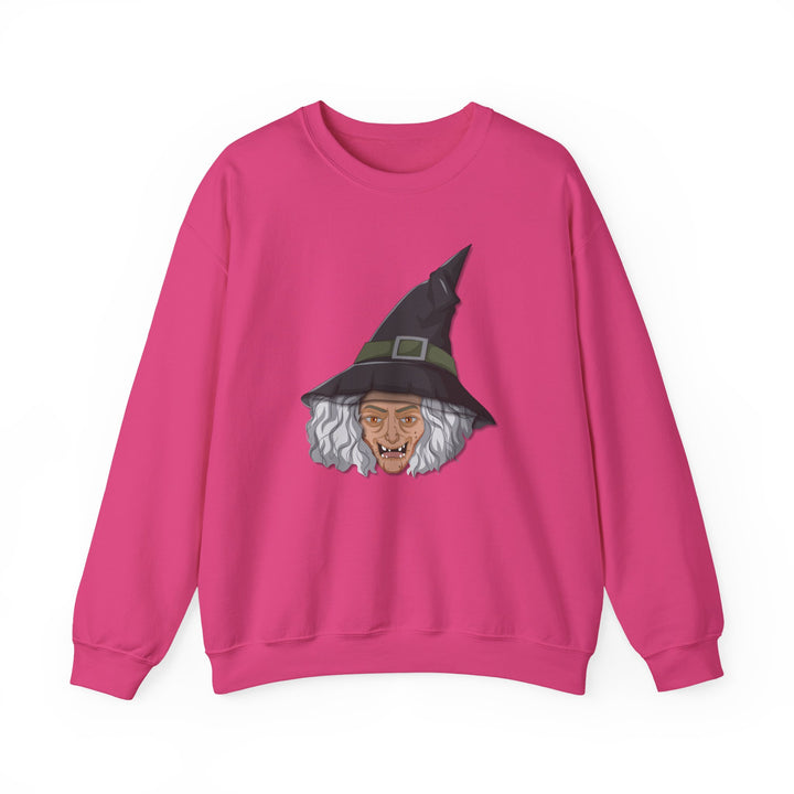 Happy Halloween Acrostic Poem Sweatshirt -  Old Witch