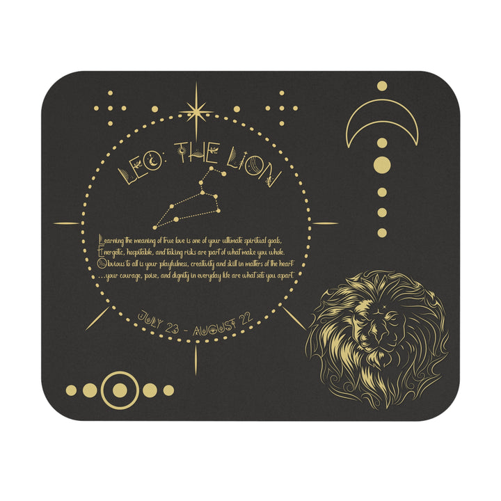 Written in the Stars Acrostic Poem Mouse Pad - "Leo"