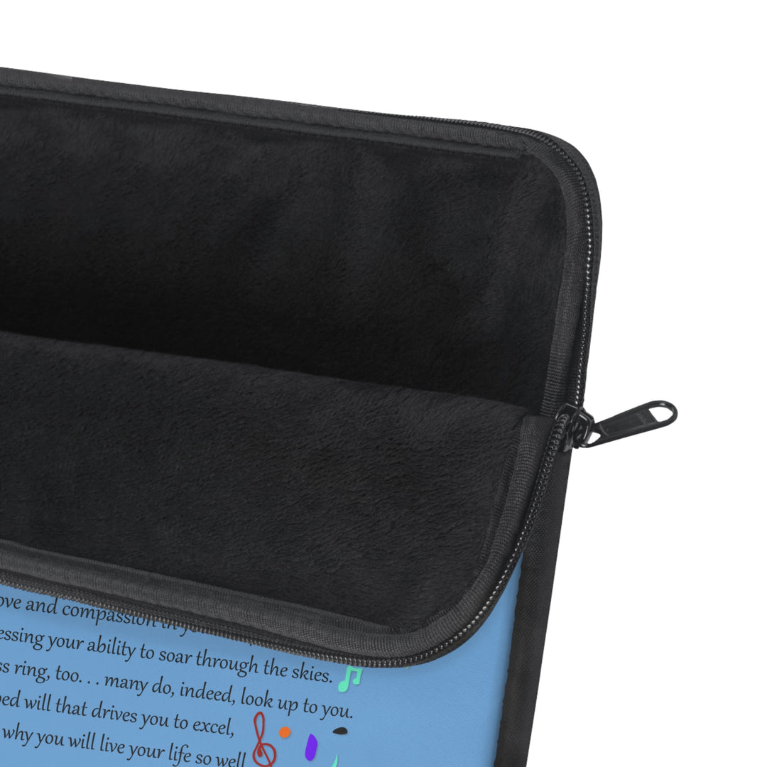 Namesakes  Acrostic Poem Laptop Sleeve