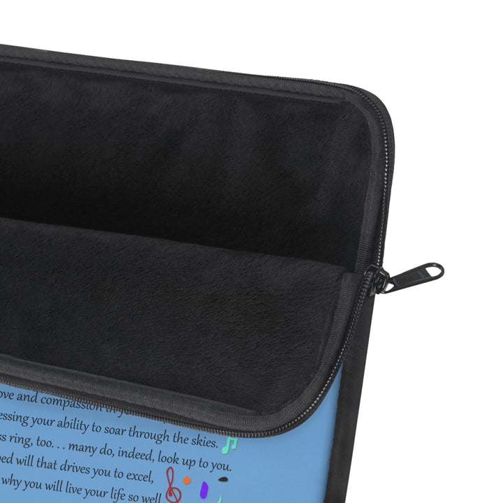 Namesakes  Acrostic Poem Laptop Sleeve