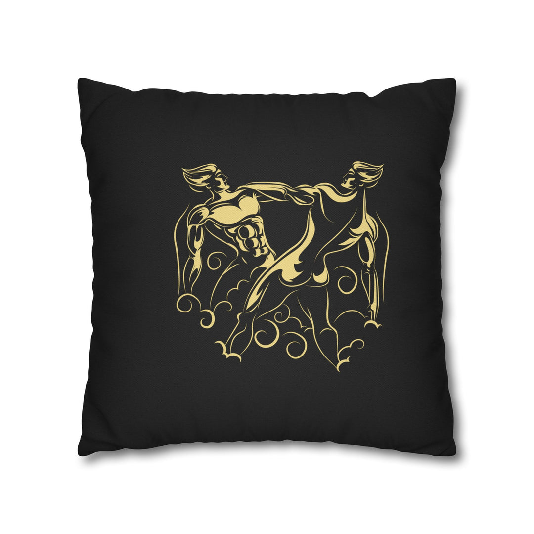 Gemini Acrostic Poem Pillow Cover