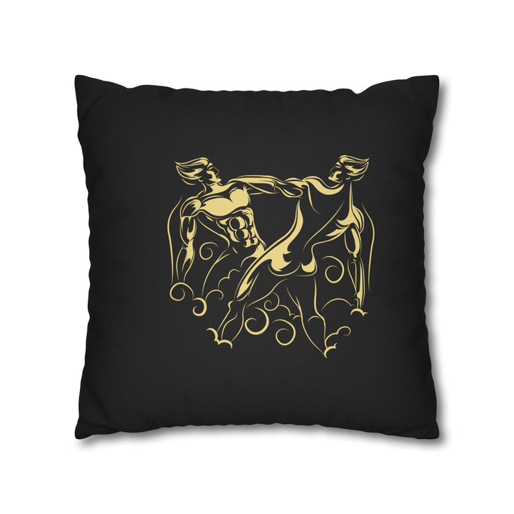 Gemini Acrostic Poem Pillow Cover