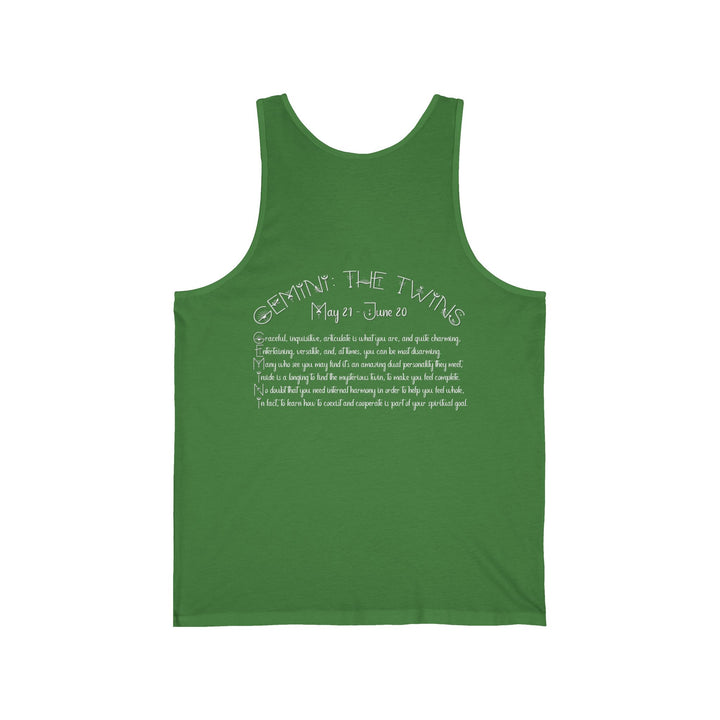 “Gemini”  Unisex Acrostic Poem Jersey Tank